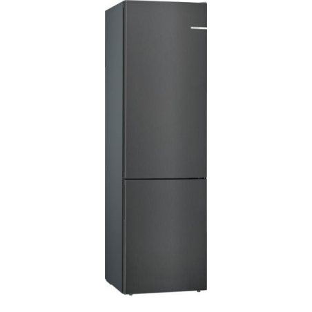 BOSCH KGE398XBA Serie 6 Kühlgefrierkombination (B, 119 kWh, 2010 mm hoch, Edelstahl schwarz)