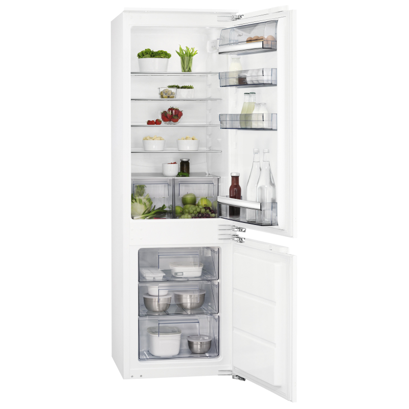 AEG SCE618F3LF Serie 5000 mit ColdSense Kühlgefrierkombination (F, 273 kWh, 1769 mm hoch, Weiß) AEG SCE618F3LF Serie 5000 mit ColdSense Kühlgefrierkombination (F, 273 kWh, 1769 mm hoch, Weiß)