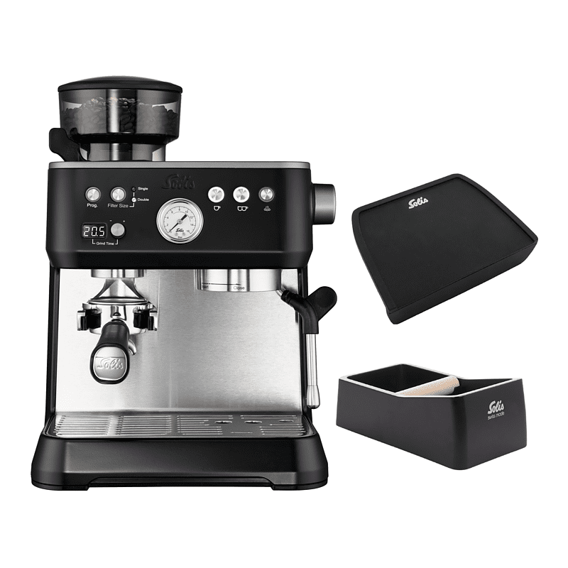 SOLIS OF SWITZERLAND Grind & Infuse Perfetta 1019 Schwarz