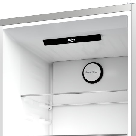 BEKO B5RCNA366HXB1 Kühlgefrierkombination (C, 165 kWh, 1865 mm hoch, Silber)