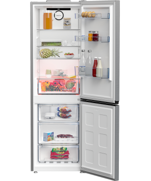 BEKO B5RCNA366HXB1 Kühlgefrierkombination (C, 165 kWh, 1865 mm hoch, Silber)