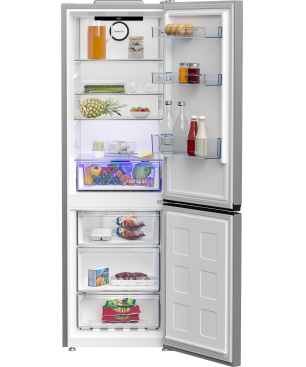 BEKO B5RCNA366HXB1 Kühlgefrierkombination (C, 165 kWh, 1865 mm hoch, Silber)