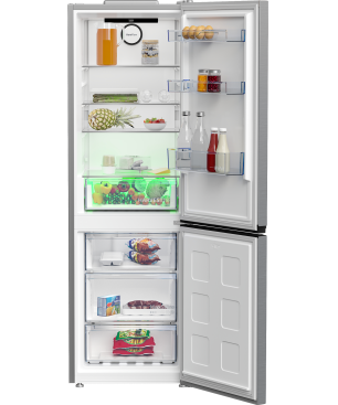 BEKO B5RCNA366HXB1 Kühlgefrierkombination (C, 165 kWh, 1865 mm hoch, Silber)