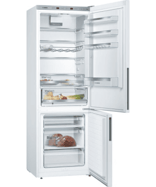 BOSCH KGE49AWCA Serie 6 Kühlgefrierkombination (C, 163 kWh, 2010 mm hoch, Weiß)