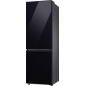SAMSUNG RL34A6B0D22/EG Bespoke Kühlgefrierkombination (D, 204 kWh, 1850 mm hoch, Clean Black)