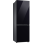 SAMSUNG RL34A6B0D22/EG Bespoke Kühlgefrierkombination (D, 204 kWh, 1850 mm hoch, Clean Black)