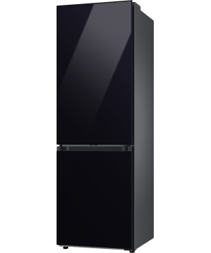 SAMSUNG RL34A6B0D22/EG Bespoke Kühlgefrierkombination (D, 204 kWh, 1850 mm hoch, Clean Black)