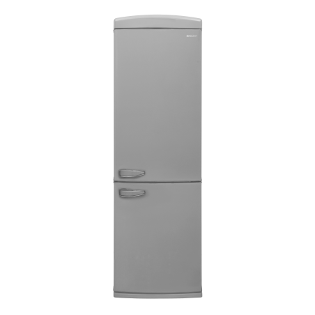 SHARP SJ-RA10RMXSD-EU Kühlgefrierkombination (D, 200 kWh, 1901 mm hoch, Silber)