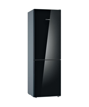 BOSCH KGV36VBEAS KühlGefrierkombination (E, 186 cm hoch, Schwarz)