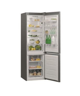WHIRLPOOL W5911EOX KühlGefrierkombination (F, 188,9 cm hoch, Inox optisch)