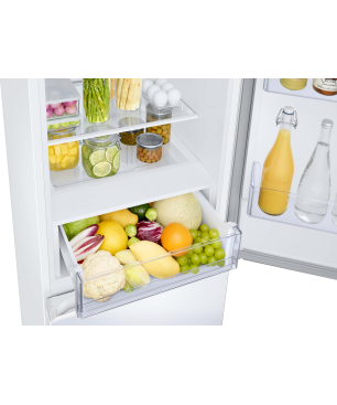 SAMSUNG RL34T600CWW/EG Kühlgefrierkombination (C, 163 kWh, 1853 mm hoch, Weiß)