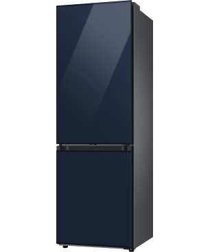 SAMSUNG RL34A6B0D41/EG Bespoke Kühlgefrierkombination (D, 204 kWh, 1853 mm hoch, Glam Navy)