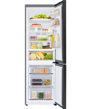 SAMSUNG RL34A6B0D41/EG Bespoke Kühlgefrierkombination (D, 204 kWh, 1853 mm hoch, Glam Navy)