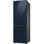 SAMSUNG RL34A6B0D41/EG Bespoke Kühlgefrierkombination (D, 204 kWh, 1853 mm hoch, Glam Navy)