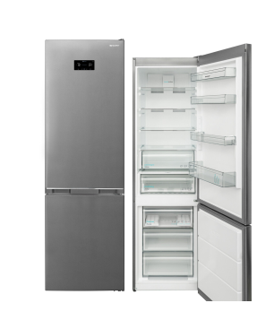 SHARP SJ-BA20DHXIC-EU Kühl-Gefrierkombination (C, 201 cm hoch, Silber)