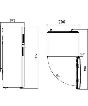 BEKO RDSE450K30SN KühlGefrierkombination (F, 170,5 cm hoch, Stahlgrau)
