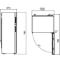 BEKO RDSE450K30SN KühlGefrierkombination (F, 170,5 cm hoch, Stahlgrau)