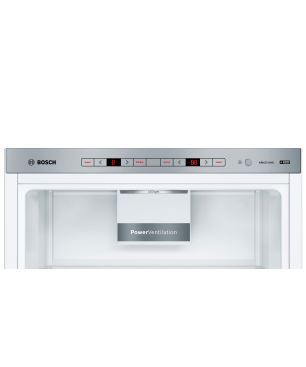 BOSCH KGE 36 AWCA Serie 6 Kühlgefrierkombination (C, 149 kWh, 1860 mm hoch, Weiß)