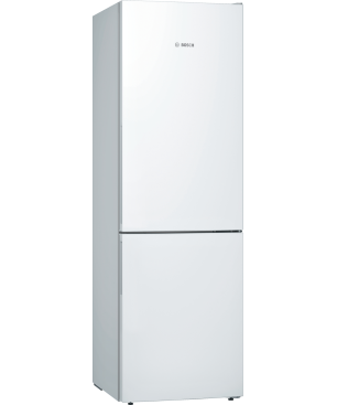 BOSCH KGE 36 AWCA Serie 6 Kühlgefrierkombination (C, 149 kWh, 1860 mm hoch, Weiß)