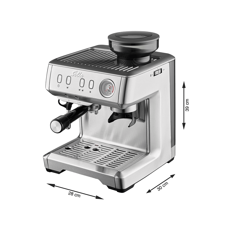 SOLIS OF SWITZERLAND 1018 Grind & Infuse Compact Halbautomatische
