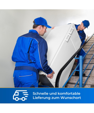 EXQUISIT KGC265-70-NF-040C weiss Kühlgefrierkombination (C, 141,00 kWh, 1805 mm hoch, weiss)