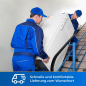 EXQUISIT KGC265-70-NF-WS-040C Kühlgefrierkombination (C, 141,00 kWh, 1805 mm hoch, weiss)