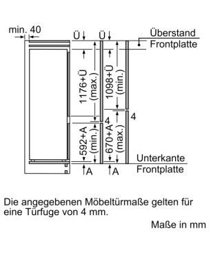 NEFF KI5871SF0 N 30 Kühlgefrierkombination (F, 270 kWh, 1772 mm hoch, k.A.)