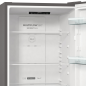 GORENJE NRK6192ES5F Gorenje Essential Line Kühlgefrierkombination (E, 242 kWh, 1850 mm hoch, Silber)