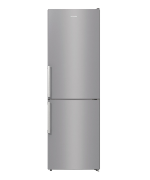 GORENJE NRK6192ES5F Gorenje Essential Line Kühlgefrierkombination (E, 242 kWh, 1850 mm hoch, Silber)