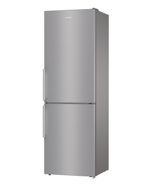 GORENJE NRK6192ES5F Gorenje Essential Line Kühlgefrierkombination (E, 242 kWh, 1850 mm hoch, Silber)