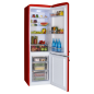 AMICA KGCR 387 100 R Retro Edition Kühlgefrierkombination (E, 201,85 kWh, 1810 mm hoch, Rot)