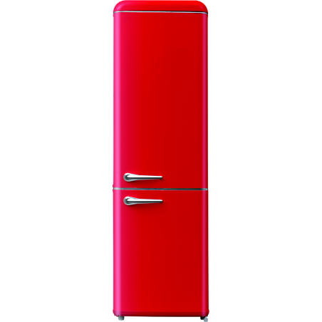 WOLKENSTEIN WKG265RT FR Kühlgefrierkombination (E, 1833 mm hoch, rot)