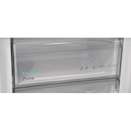 SHARP SJ-BE237E00X-EU Kühlgefrierkombination (E, 218 kWh, 1770 mm hoch, Weiß)