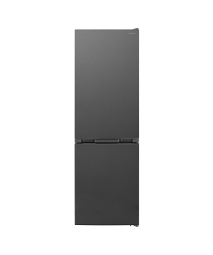 SHARP SJ-BA09RMXLC-EU Kühl-Gefrierkombination (C, 186 cm hoch, silber)
