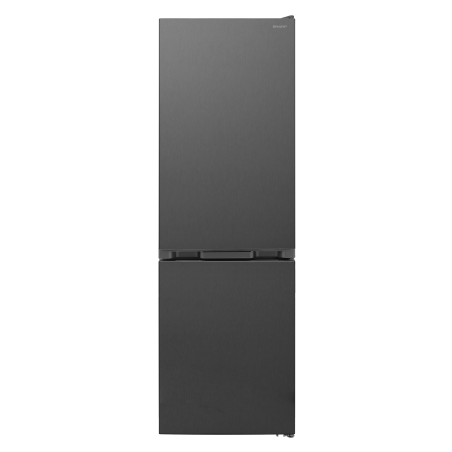 SHARP SJ-BA09RMXLC-EU Kühl-Gefrierkombination (C, 186 cm hoch, silber)