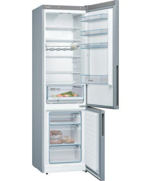 BOSCH KGV39VLEA Serie 4 Kühlgefrierkombination (E, 233 kWh, 2010 mm hoch, Inox-look)