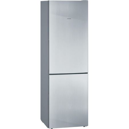 SIEMENS KG36VVLEA iQ300 Kühlgefrierkombination (E, 233 kWh, 1860 mm hoch, Edelstahl-Look)