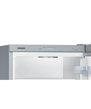 SIEMENS KG36VVLEA iQ300 Kühlgefrierkombination (E, 233 kWh, 1860 mm hoch, Edelstahl-Look)