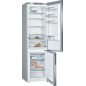 BOSCH KGE394LCA Serie 6 Kühlgefrierkombination (C, 149 kWh, 2010 mm hoch, Edelstahl-Optik/Pearl Grey)