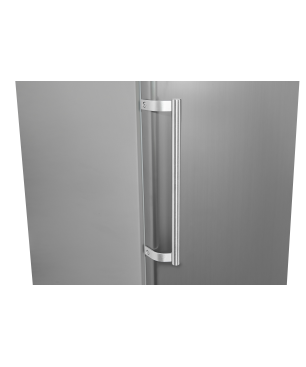 EXQUISIT KS350-V-H-040E inoxlook Kühlschrank (114,00 kWh/Jahr, E, 1730 mm hoch, Edelstahloptik)