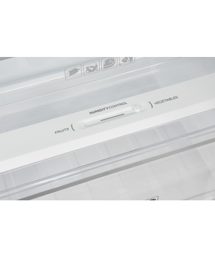 EXQUISIT KS360-V-HE-040E inoxlook-az Kühlschrank (118,00 kWh/Jahr, E, 1850 mm hoch, Edelstahloptik)