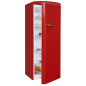 EXQUISIT RKS325-V-H-160F rot Kühlschrank (128,00 kWh/Jahr, F, 1440 mm hoch, Rot)