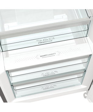 GORENJE R619DAXL6 Gorenje Advanced Line Kühlschrank (98,0 kWh/Jahr, D, 1850 mm hoch, Silber)