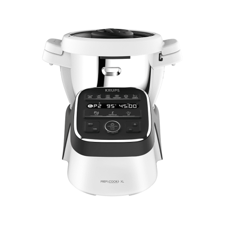 KRUPS HP50A8 Prep&Cook XL Küchenmaschine mit Kochfunktion Weiß