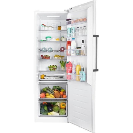 BRANDT BFL862YNW Kühlschrank (E, 185 cm hoch, Weiß)