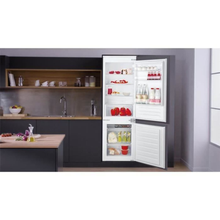 HOTPOINT BCB70301 Kühlschrank (F, 184 cm hoch, Weiß)