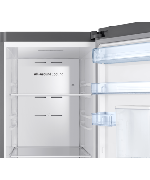 SAMSUNG RR39M7305S9/EG Kühlschrank (E, 1853 mm hoch, Edelstahl)