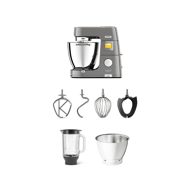 KENWOOD Titanium Chef Patissier XL KWL90.124SI Küchenmaschine Silbe...