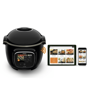 KRUPS CZ9128 Cook4Me Touch WIFI Multikocher Schwarz/Grau