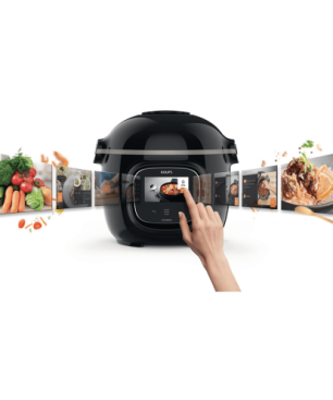 KRUPS CZ9128 Cook4Me Touch WIFI Multikocher Schwarz/Grau